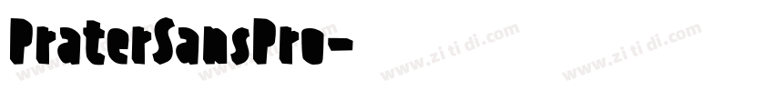 PraterSansPro字体转换 PraterSansPro字体转换