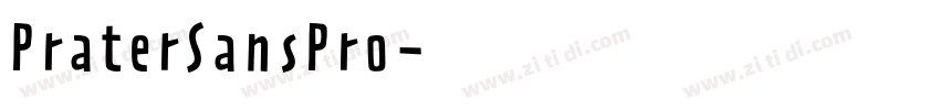 PraterSansPro字体转换 PraterSansPro字体转换