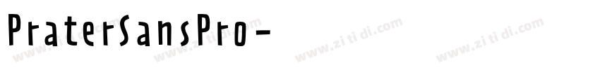 PraterSansPro字体转换 PraterSansPro字体转换