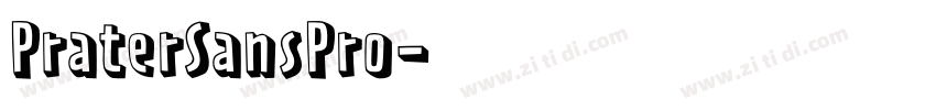 PraterSansPro字体转换 PraterSansPro字体转换
