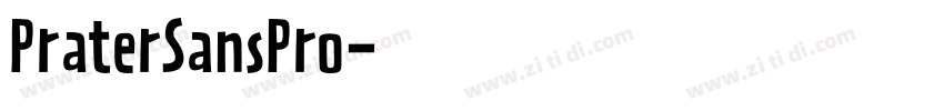 PraterSansPro字体转换 PraterSansPro字体转换