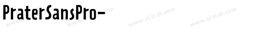 PraterSansPro字体转换 PraterSansPro字体转换