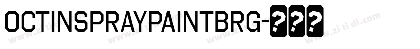 OctinSpraypaintBRg字体转换