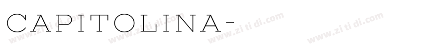 capitolina字体转换