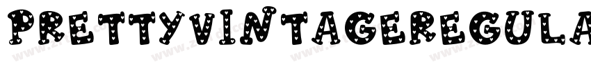 PrettyVintageRegular字体转换 PrettyVintageRegular字体转换