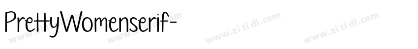 PrettyWomenserif字体转换