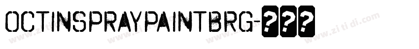 OctinSpraypaintBRg字体转换