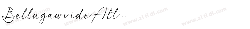 BellugawvideAlt字体转换 BellugawvideAlt字体转换