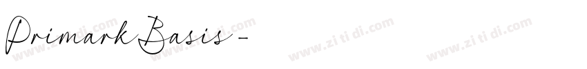 PrimarkBasis字体转换