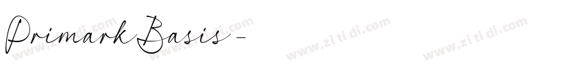 PrimarkBasis字体转换
