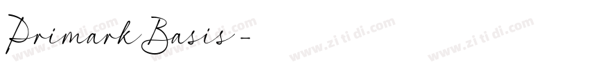 PrimarkBasis字体转换