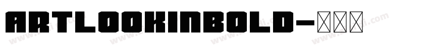 ArtlookinBold字体转换