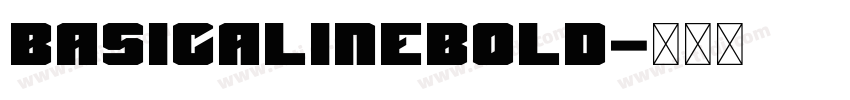 BasicalineBold字体转换