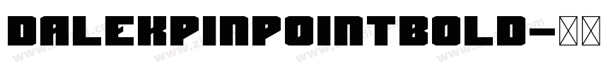 DalekPinpointBold字体转换