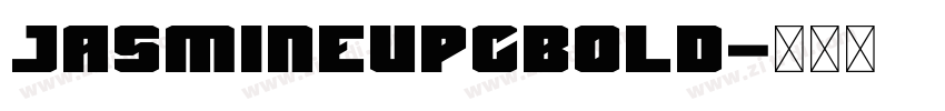 JasmineUPCBold字体转换