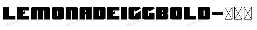 LemonadeICGBold字体转换
