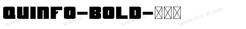 Quinfo-Bold字体转换