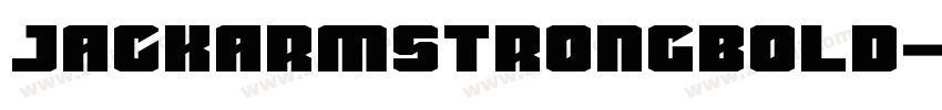 jackarmstrongBold字体转换