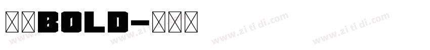 简宋Bold字体转换