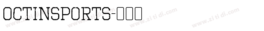 OctinSports字体转换