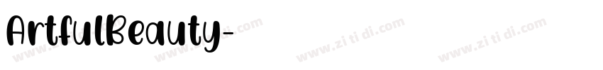 ArtfulBeauty字体转换