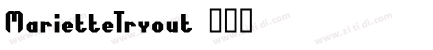 MarietteTryout字体转换