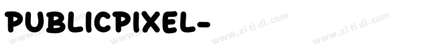 PublicPixel字体转换