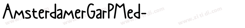 AmsterdamerGarPMed字体转换