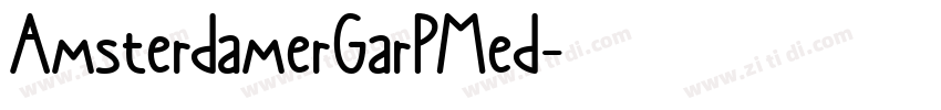 AmsterdamerGarPMed字体转换