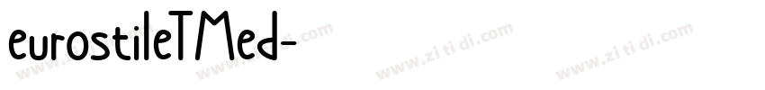 eurostileTMed字体转换