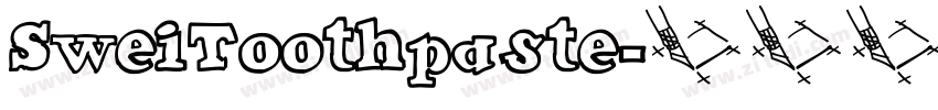 SweiToothpaste字体转换