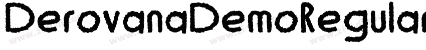DerovanaDemoRegular字体转换