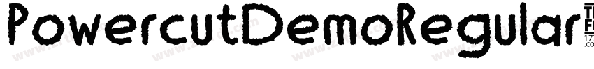 PowercutDemoRegular字体转换