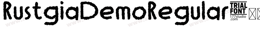 RustgiaDemoRegular字体转换