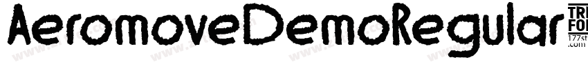 AeromoveDemoRegular字体转换