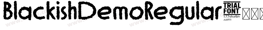 BlackishDemoRegular字体转换