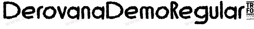 DerovanaDemoRegular字体转换