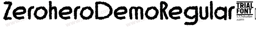 ZeroheroDemoRegular字体转换