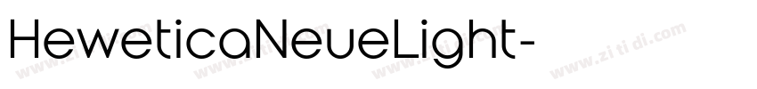 HeweticaNeueLight字体转换