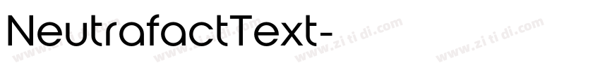 NeutrafactText字体转换