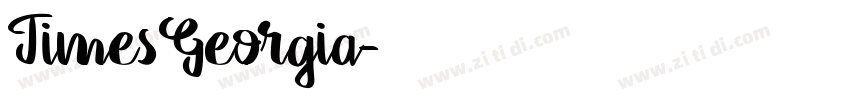 TimesGeorgia字体转换