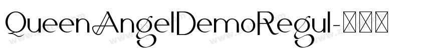 QueenAngelDemoRegul字体转换
