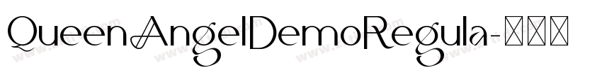 QueenAngelDemoRegula字体转换