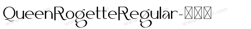 QueenRogetteRegular字体转换