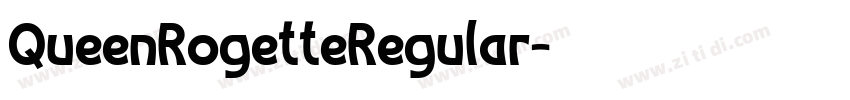 QueenRogetteRegular字体转换