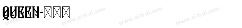 Queen字体转换