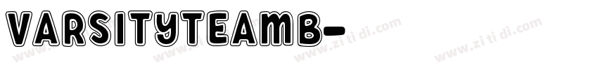VarsityTeamB字体转换