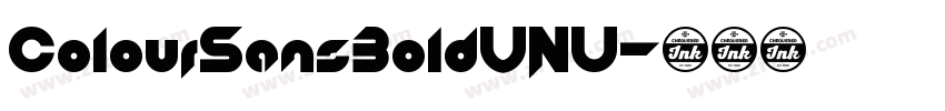 ColourSansBoldVNU字体转换