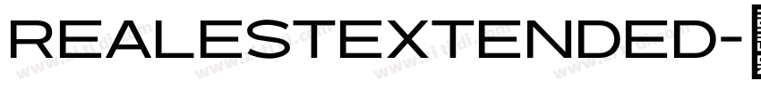 RealestExtended字体转换
