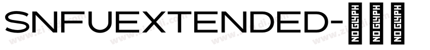 SNFUExtended字体转换